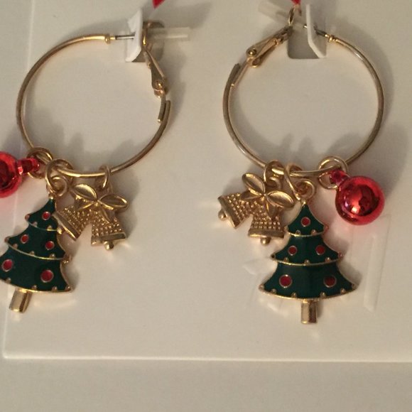 Xmas Holiday Earrings, Necklace, Pendants Charms - Picture 3 of 9